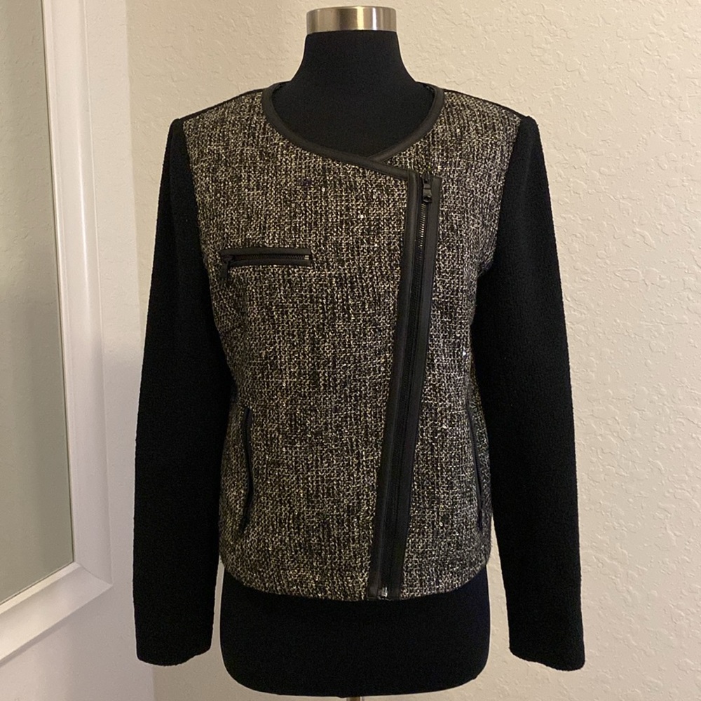 Banana Republic Zip up blazer